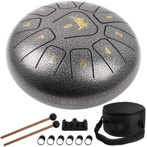 Steel tongue drum - drum,, pollici