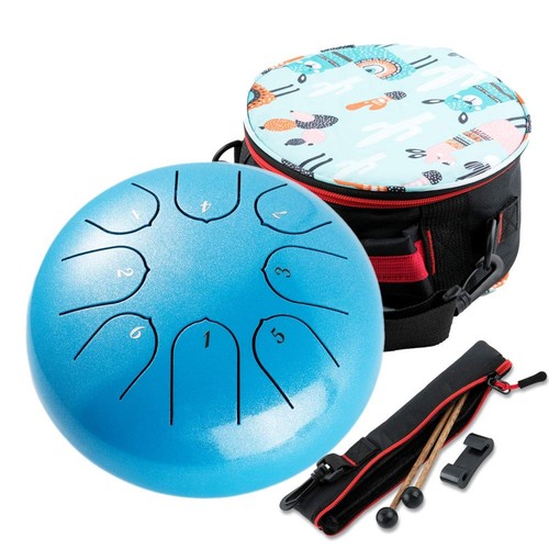 Steel tongue drum - steel, 8