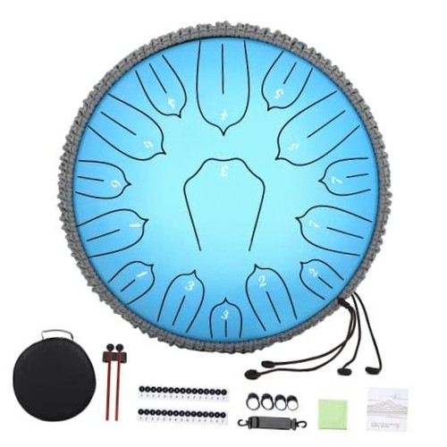 Steel tongue drum - steel, 12"