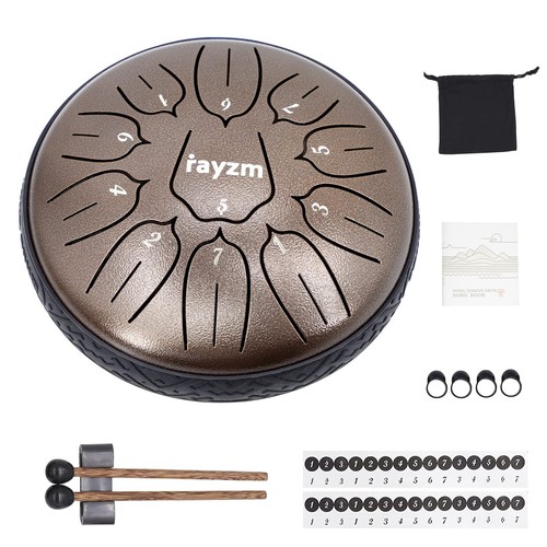 Steel tongue drum pollici - steel, drum,
